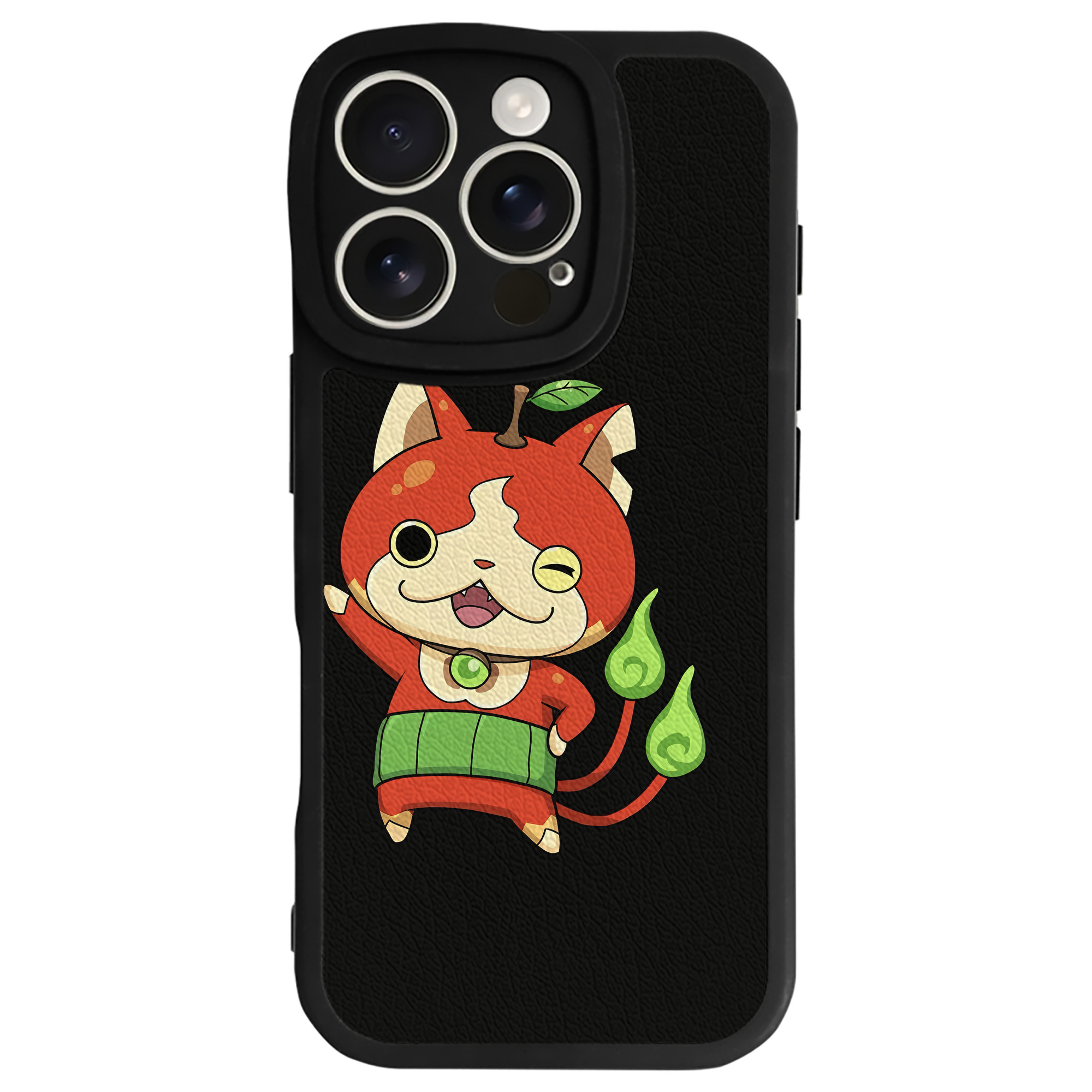 （画像用） 妖怪ウォッチ Yo-kai Watch 【iPhone 16シリーズ対応】シリコンスマホケース（レザー調） 材質：シリコン